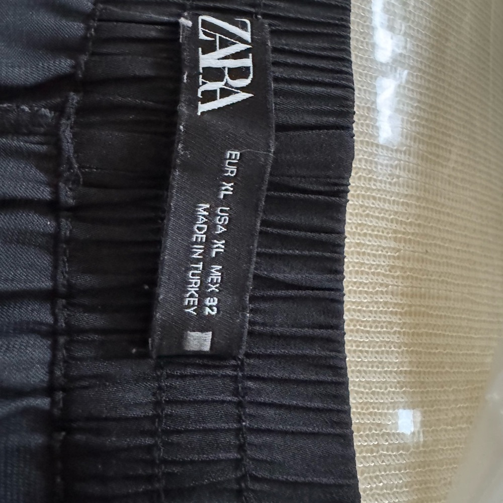 Zara Charcoal Elastic Waist Trousers
